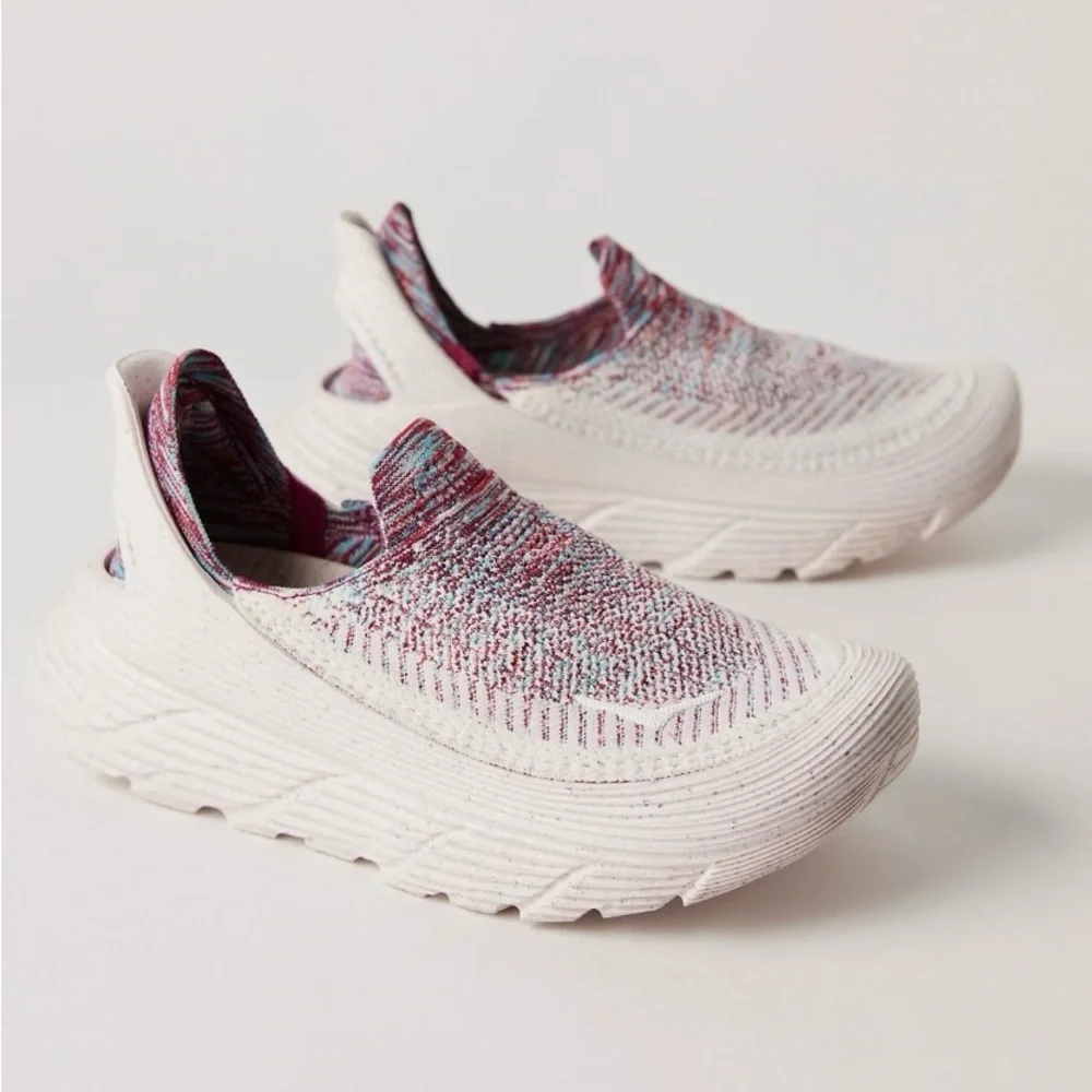 Hoka Multicolor Knit Slip-On Athletic Shoes - Picture 3 of 7